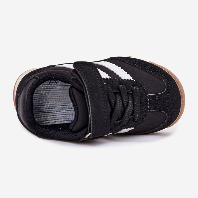 Chaussures de sport Velcro noir 2
