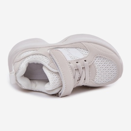 Baskets Sneakers Sneakers avec velcro blanche 2