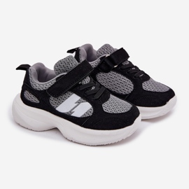 Sneakers pour enfants gris noirs chaussures de sport 1