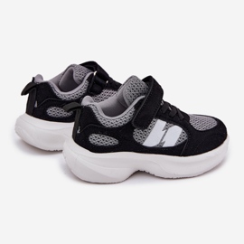 Sneakers pour enfants gris noirs chaussures de sport 2