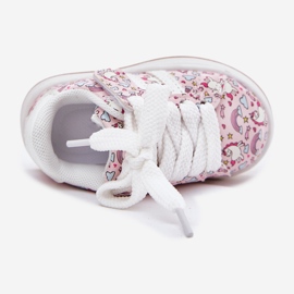 Chaussures de sport pour filles avec un motif de licorne rose 2 Chaussures de sport pour filles avec un motif de licorne rose 2