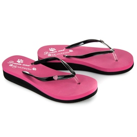 Mckeylor Chaussons compensés roses 1 Mckeylor Chaussons compensés roses 1