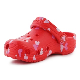Crocs Classic Vday Clog T 209755-6ZR tongs rouge 7