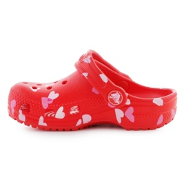 Crocs Classic Vday Clog T 209755-6ZR tongs rouge 8