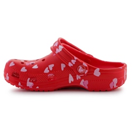 Crocs Classic Vday Clog 209754-6ZR tongs rouge 8