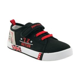 American Club Baskets américaines baskets semelle intérieure en cuir rouge le noir 1 American Club Baskets américaines baskets semelle intérieure en cuir rouge le noir 1