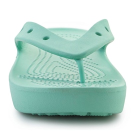 Talons Crocs Classic Platfrom Flip Oxygen 207714-3UG vert 6