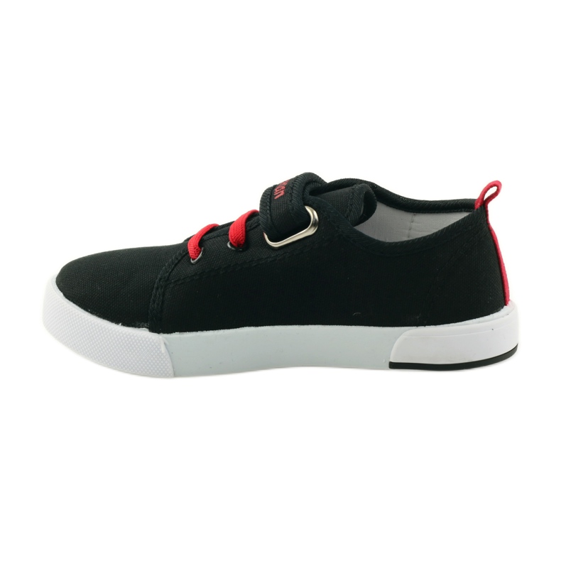 American Club Baskets américaines baskets semelle intérieure en cuir rouge le noir 2 American Club Baskets américaines baskets semelle intérieure en cuir rouge le noir 2