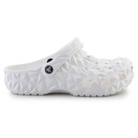 Crocs Classic Geometric Clog 209563-100 Tong-flip blanche 10