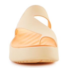 Talons Crocs Getaway Platform Plateforme Toe Loop 210834-78Z orange 7
