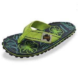 Talons-flops Gumbies Islander tongs flip-flop vert 6