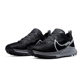 Chaussures Nike React Pegasus Trail 4 DJ6158-001 le noir 10