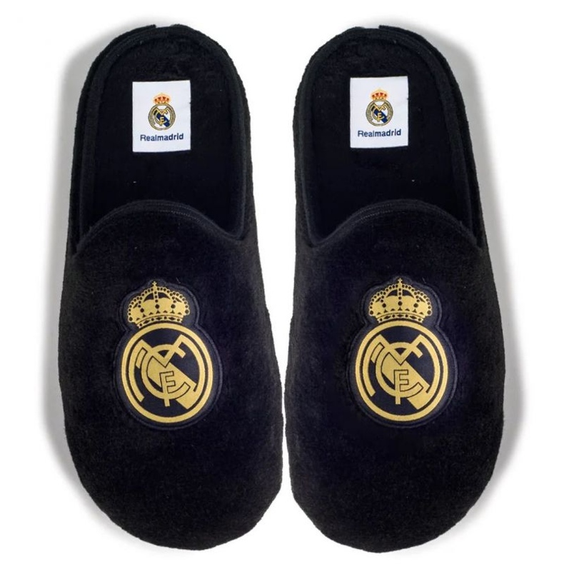 Real Madryt Les tongs du Real Madrid Madrid le noir 2 Real Madryt Les tongs du Real Madrid Madrid le noir 2