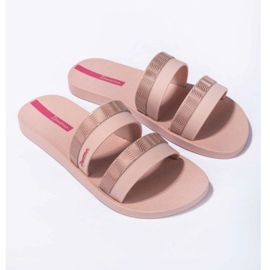 Diapositive en maillage Ipanema 83649 BB780 Flip Flops rose 5