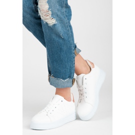 Vices Chaussures sur la plate-forme blanc 2