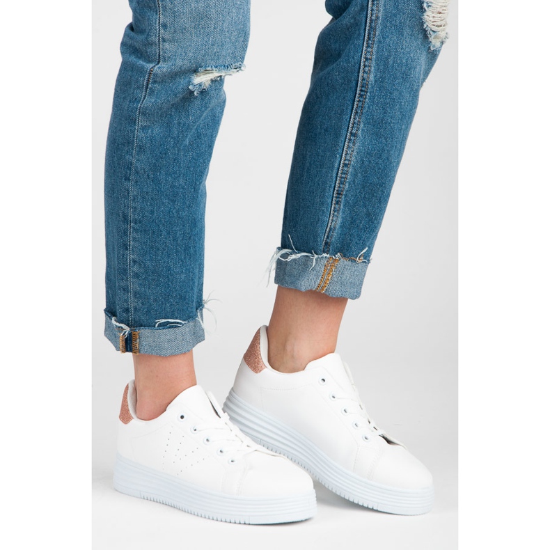 Vices Chaussures sur la plate-forme blanche 1 Vices Chaussures sur la plate-forme blanche 1