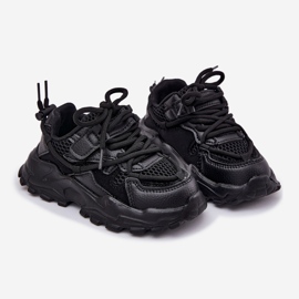 Sneakers pour enfants noirs chaussures de sport le noir 1