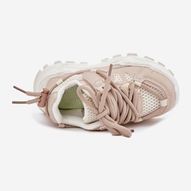 Sneakers pour enfants beige chaussures de sport 2