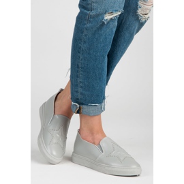 Slipons gris avec une étoile 2