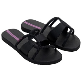 Ipanema pour femmes Diversa Slidel 27232 BG830 Black Flip -flops le noir 1