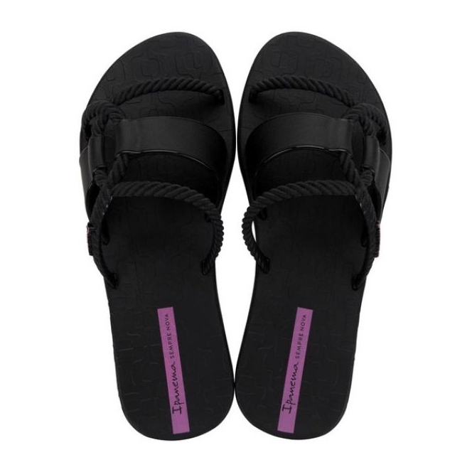 Ipanema pour femmes Diversa Slidel 27232 BG830 Black Flip -flops noir 2