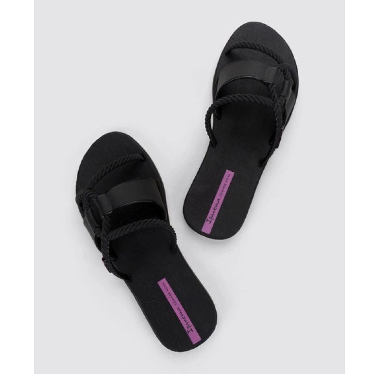 Ipanema pour femmes Diversa Slidel 27232 BG830 Black Flip -flops noir 4