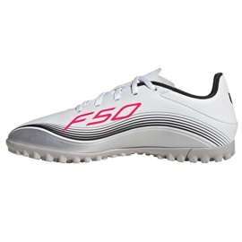 Adidas F50 Messi Club TF JP7445 Chaussures de football blanc 1