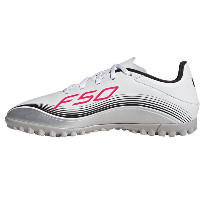 Adidas F50 Messi Club TF JP7445 Chaussures de football blanc 1