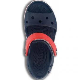 Crocs Crocband Sandale Enfant 12856 485 blanc rouge bleu 2