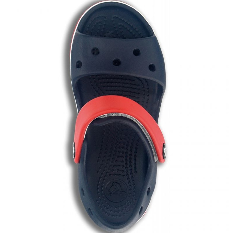 Crocs Crocband Sandale Enfant 12856 485 blanche rouge bleu 2