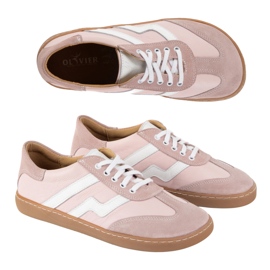 Chaussures en cuir aux pieds nus Olivier Eliza Pink rose 2
