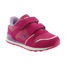 American Club Semelle intérieure en cuir de jogging américain sportif rose 1