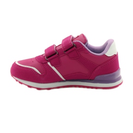 American Club Semelle intérieure en cuir de jogging américain sportif rose 2