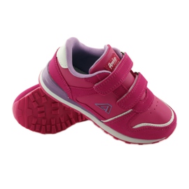 American Club Semelle intérieure en cuir de jogging américain sportif rose 3