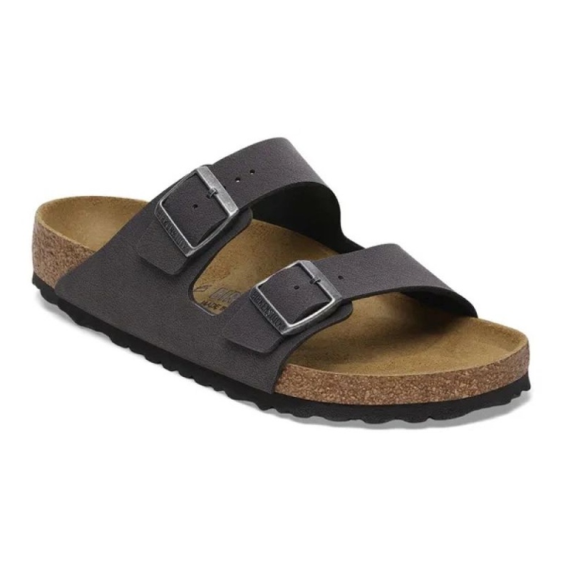 Birkenstock Arizona BS Birko-Flor Nubuk 1029134 Tongs gris 1