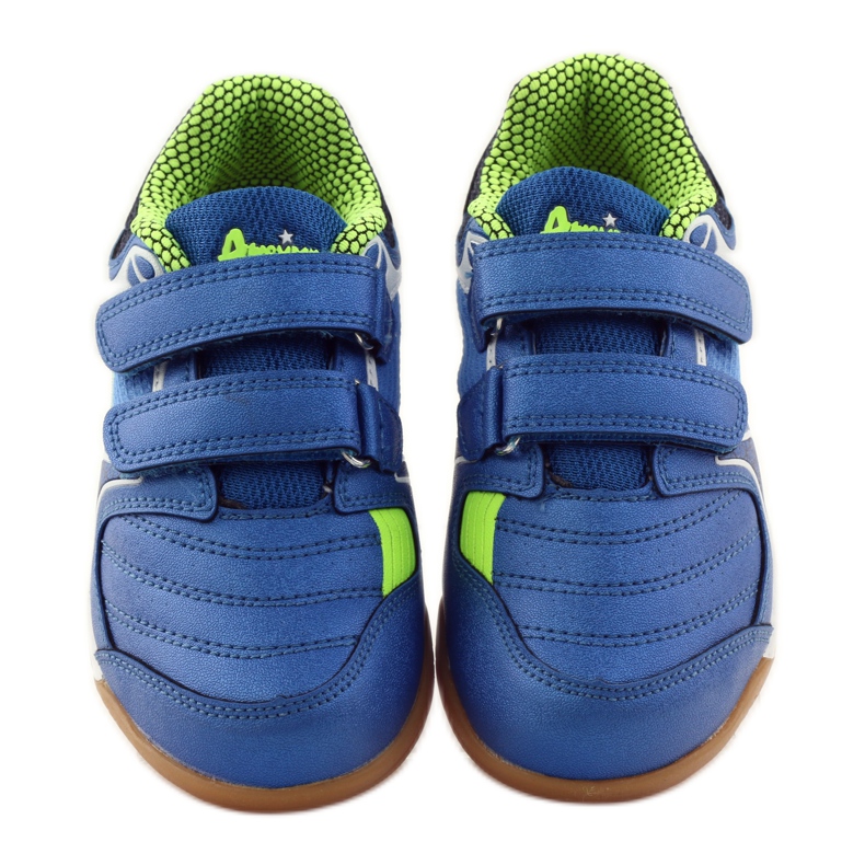 American Club Baskets de sport ADI américaines 170620 bleu marine vert bleu blanc 4