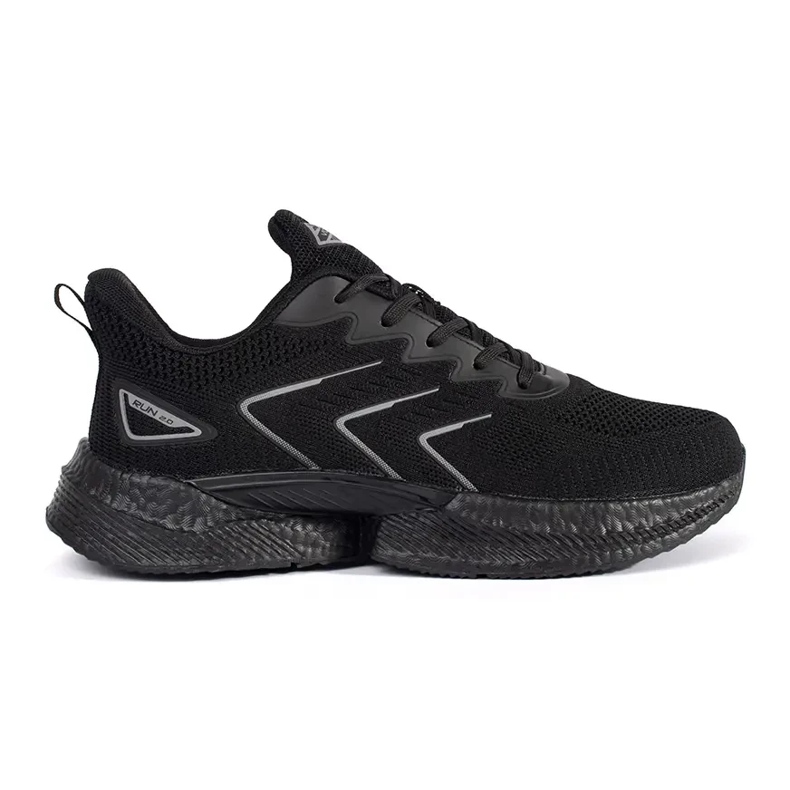 Vico Chaussures de sport pour hommes noirs 2