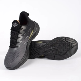 Vico Chaussures de sport pour hommes-noirs gris 2