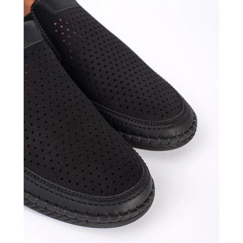 Chaussures pour hommes ouverts noirs le noir 1 Chaussures pour hommes ouverts noirs le noir 1