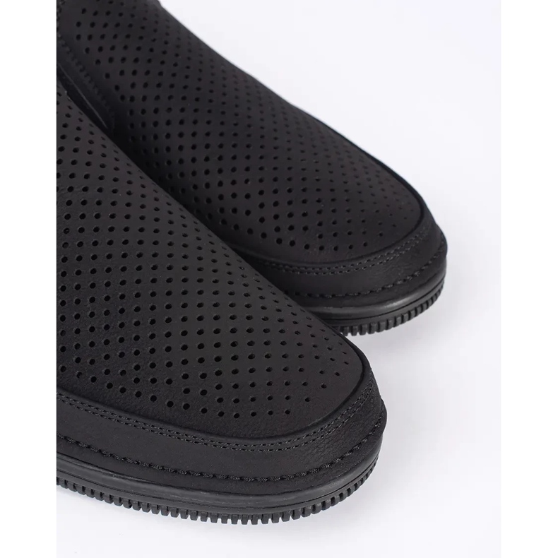 Mocassins pour hommes noirs le noir 1