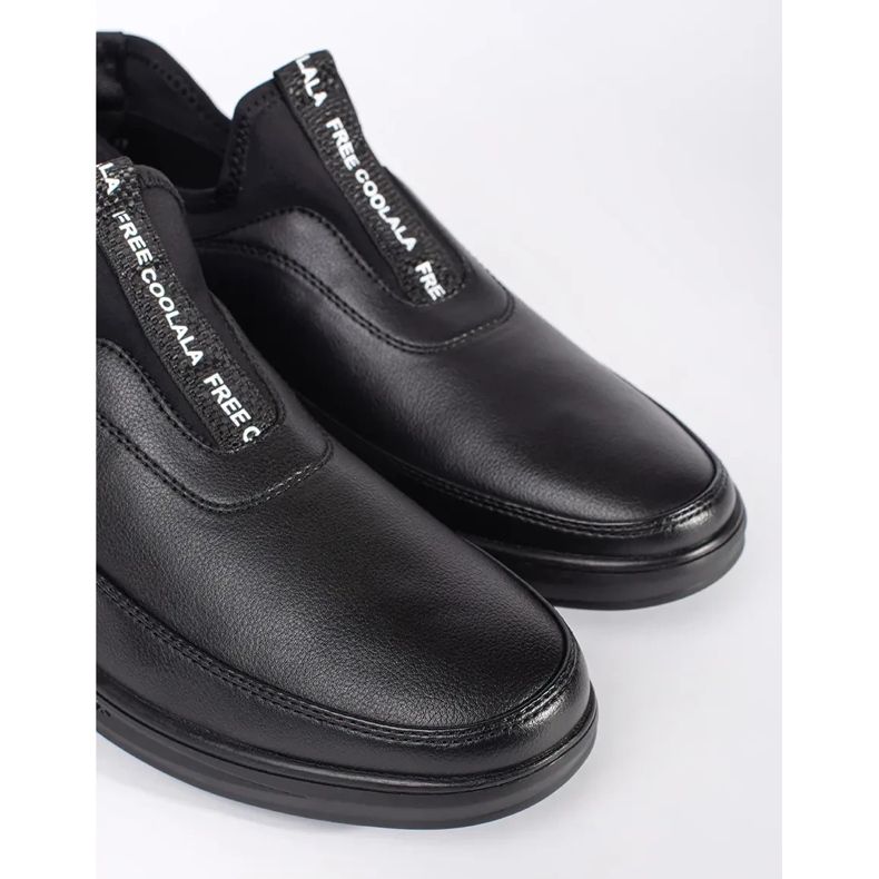 J'ai glissé dans des chaussures écologiques noir 2