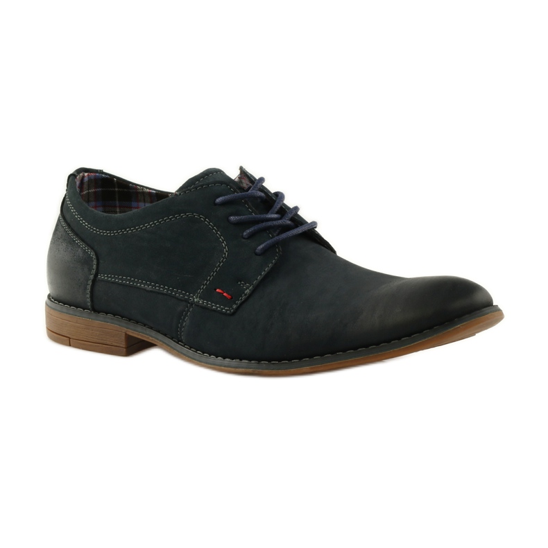 American Club chaussures pour hommes américaines 5418 bleu marine 1