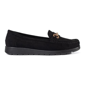 Seastar Mocassins en daim des femmes noires le noir 1