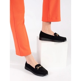 Seastar Mocassins en daim des femmes noires 2