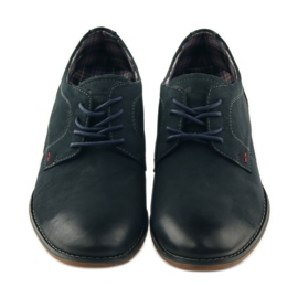 American Club chaussures pour hommes américaines 5418 bleu marine 4