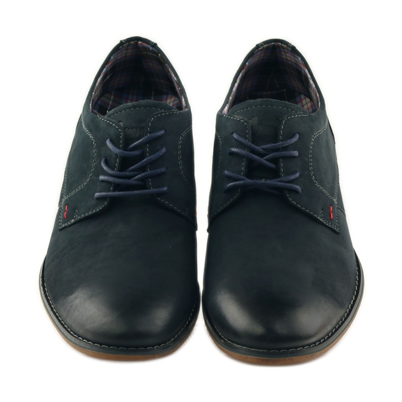 American Club chaussures pour hommes américaines 5418 bleu marine 4