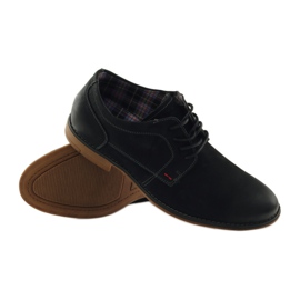 American Club Chaussures homme américaines 5418 noires le noir 3
