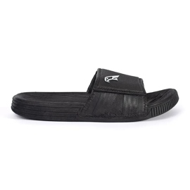 Tongs noires pour hommes le noir 1