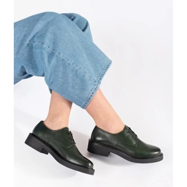 Sergio Leone Low -Heels Green Shoes vert 1