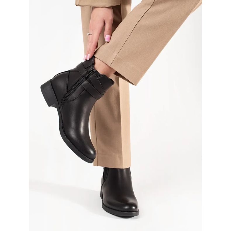 Bottes noires pour femmes le noir 1